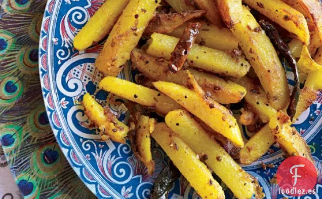 Patatas con especias (Aloo Bhaji)