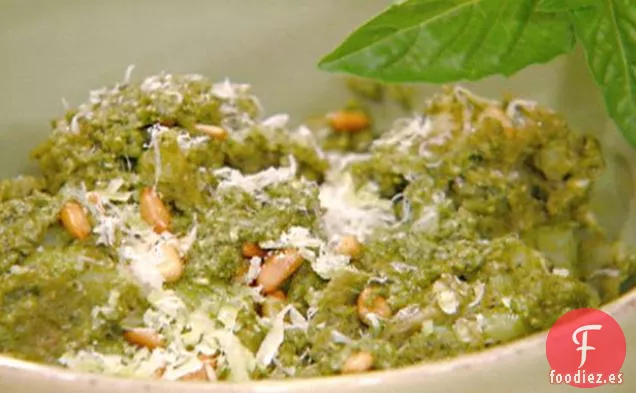 Patatas Trituradas al Pesto