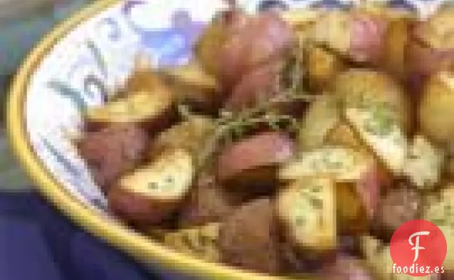 Patatas nuevas asadas a Hierbas