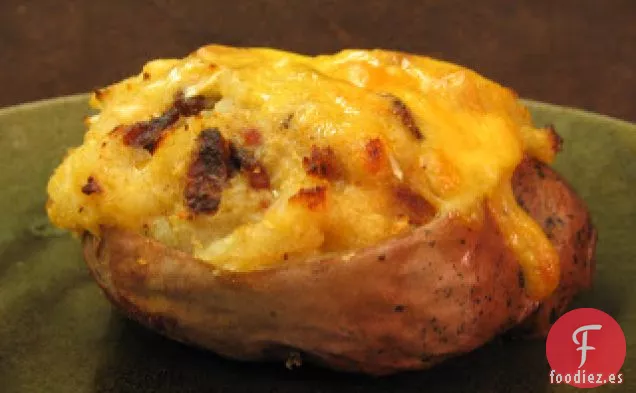 Papas chipotle con Tocino al horno dos Veces