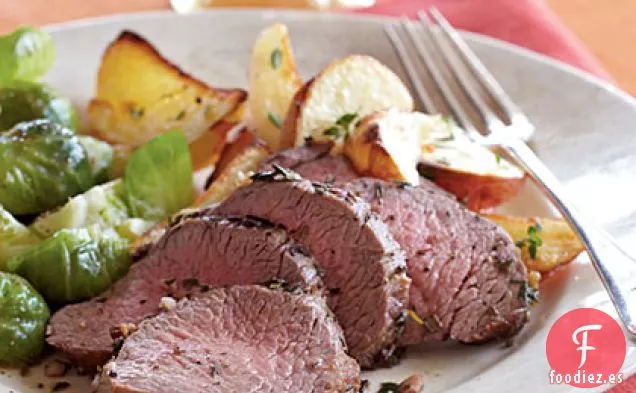 Carne Asada con Hierbas y Patatas