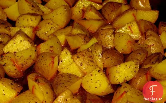 Patatas con azafrán y Limón