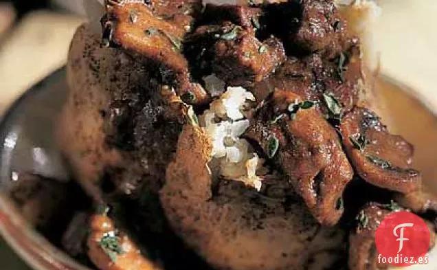 Patatas con Bourguignonne de Ternera