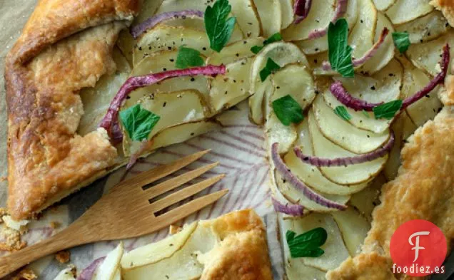 Tarta de Patata Rústica Sencilla