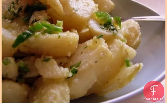 Patatas Con Menta, Perejil Y Jalapeños
