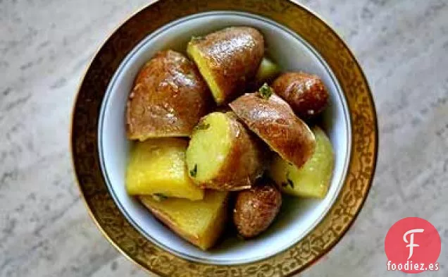 Patatas Alevines Con Vinagreta De Hierbas