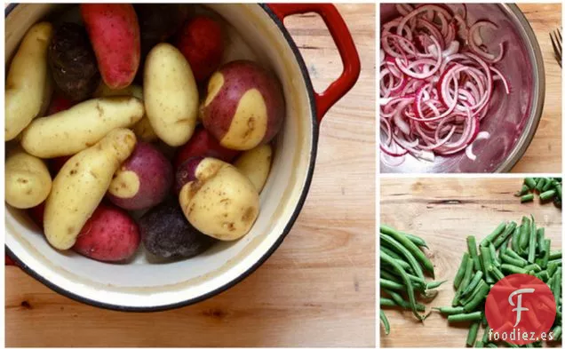 Ensalada De Patatas Con Sal Y Vinagre