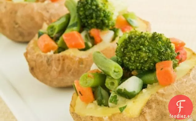 Patata Al Horno Rellena de Verduras