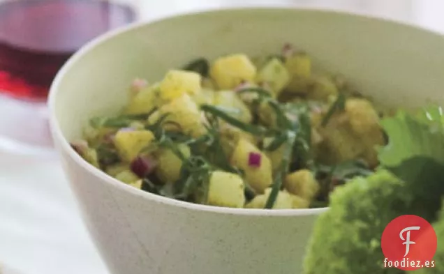 Ensalada De Patata Con Aceite De Albahaca