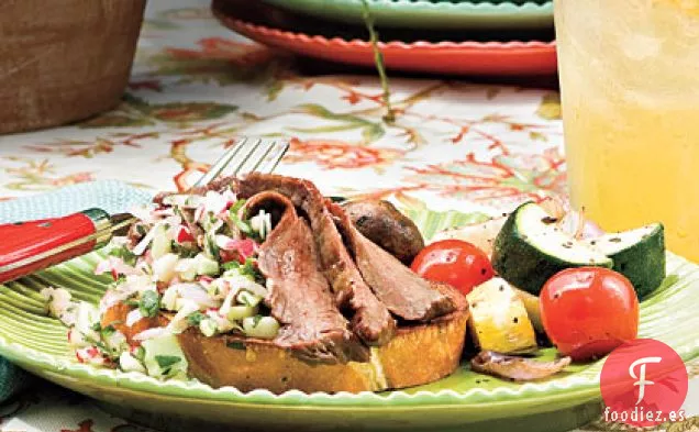 Bistec Con Salsa De Rábano