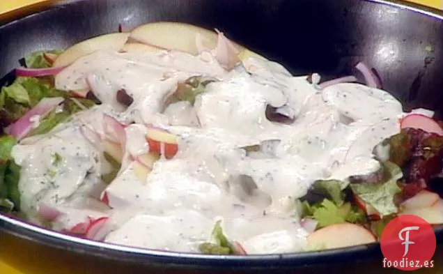 Ensalada de Rábano, Manzana y Cebolla