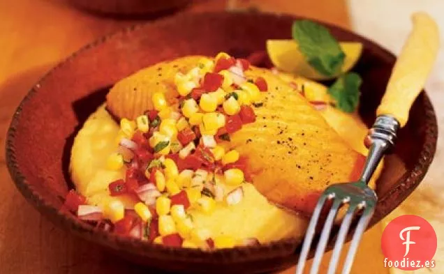 Salmón a la Parrilla con Salsa de Maíz