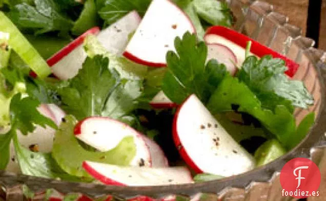 Ensalada De Rábano Y Perejil Con Limón