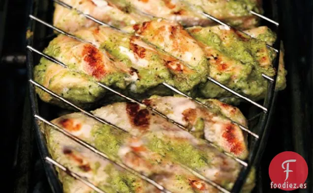 Salmón Shawarma Verde