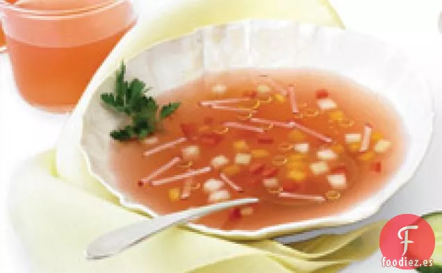 Caldo de Gazpacho Ligero