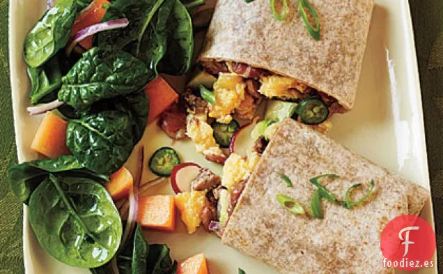 Burrito de Salchichas y Huevos