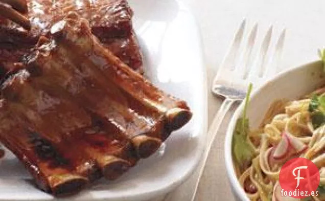 Receta de Costillas Asiáticas de cocción lenta