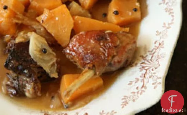 Patas De Pato Estofadas Con Colinabos