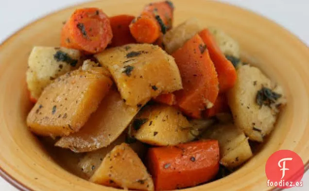 Tubérculos de Invierno Asados en Olla de Barro