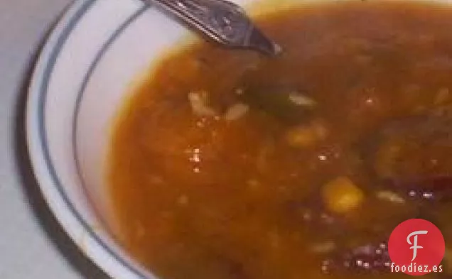 Cuenco De Calabaza De Cenicienta Con Verduras Y Salchichas