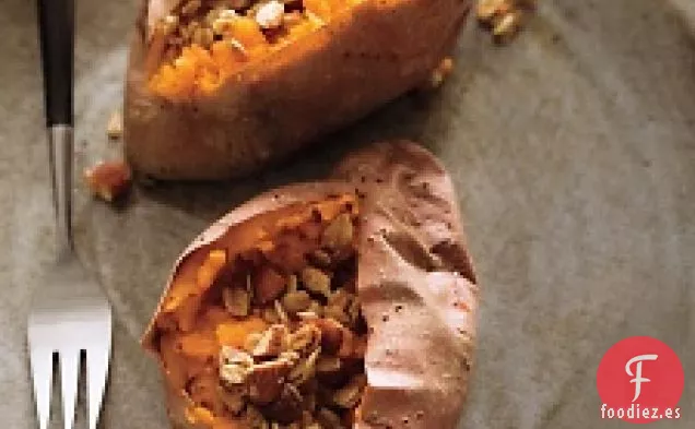 Batata Al Horno Con Crumble De avena y Arce