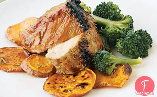 Carne de Cerdo y Batatas Caramelizadas