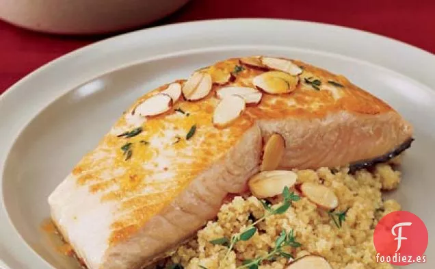 Salmón a la Naranja con Almendras