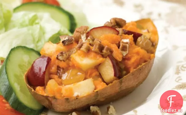 Batatas Rellenas de Manzana y Nuez