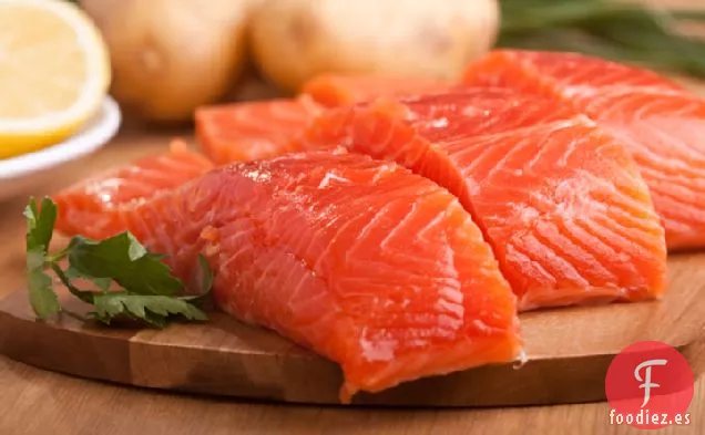 Salmón Salvaje Sin Gluten Con Boniato De Romero Y Limón