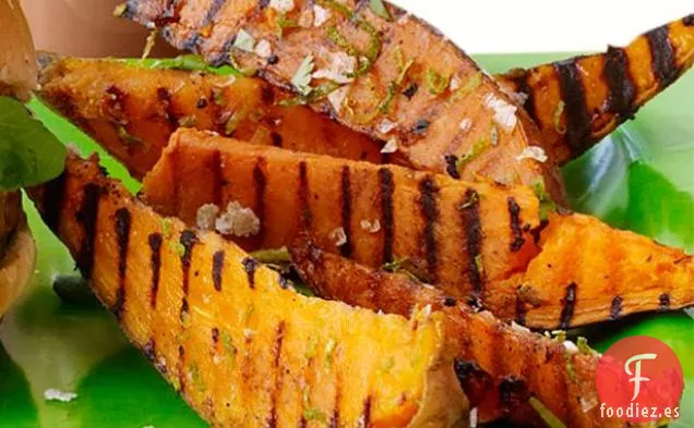 Batatas a la Parrilla con Lima y Cilantro