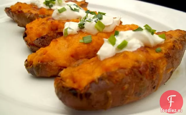 Receta De Pieles De Camote Con Tocino