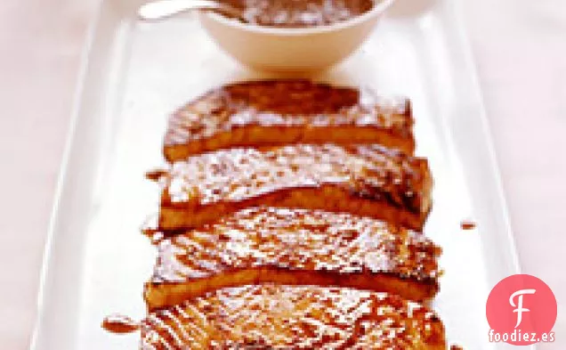 Salmón Con Glaseado De cilantro y Miel