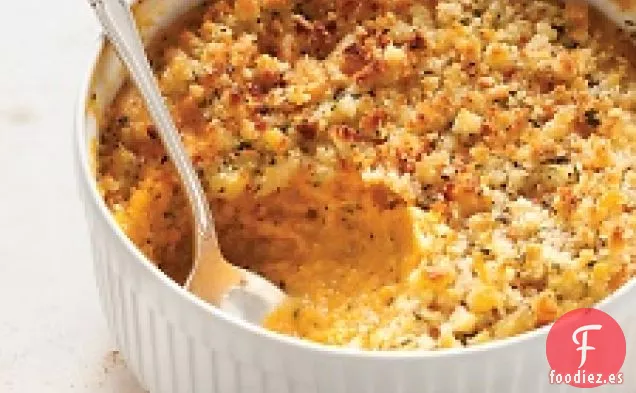 Cazuela De Batata Y mantequilla De Salvia