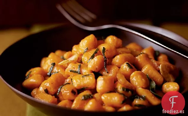 Ñoquis de Batata con Salsa de Sidra de Manzana