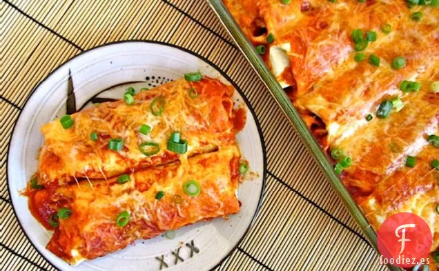 Enchiladas de Chorizo y Batata