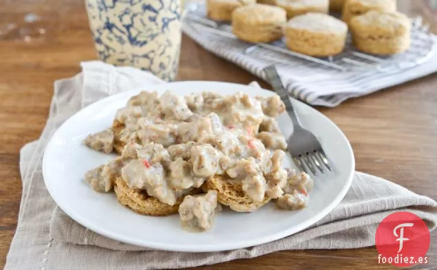 Galletas De Boniato Y Salsa Vegetariana