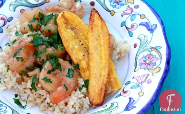 Chevrettes À La Vanille Et Coco (Camarones Tahitianos En Coco-van