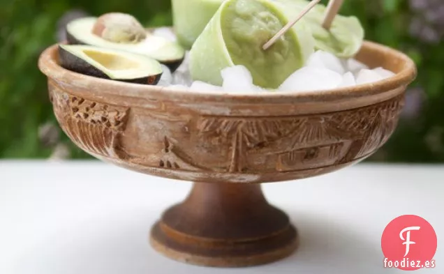 Paletas De Aguacate Y Coco