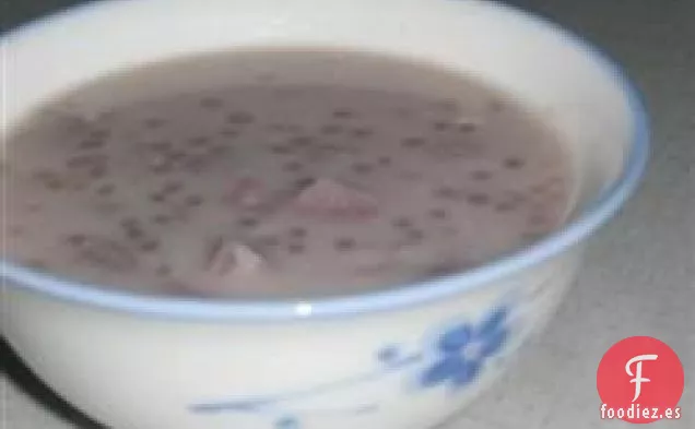 Postre de Tapioca de Coco y Taro