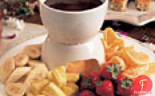 Fondue de Crema de Chocolate y Coco