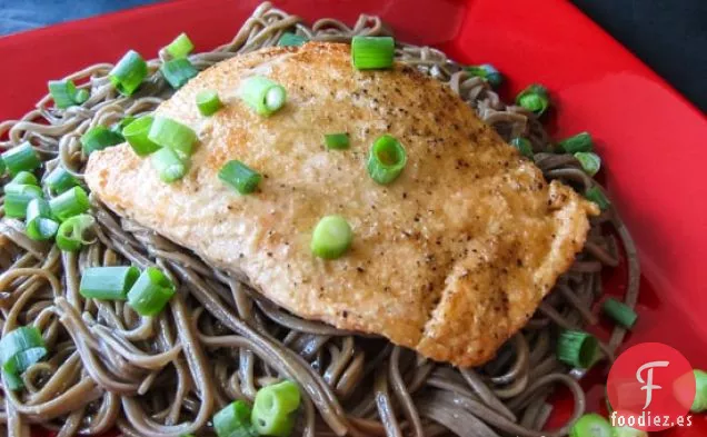 Salmón Japonés Con Soba