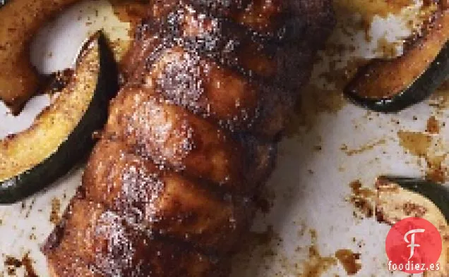 Lomo De Cerdo frotado Con Especias Con Calabaza De Bellota