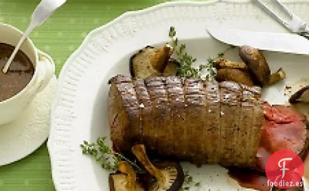 Solomillo De Ternera Con Champiñones Y Tomillo
