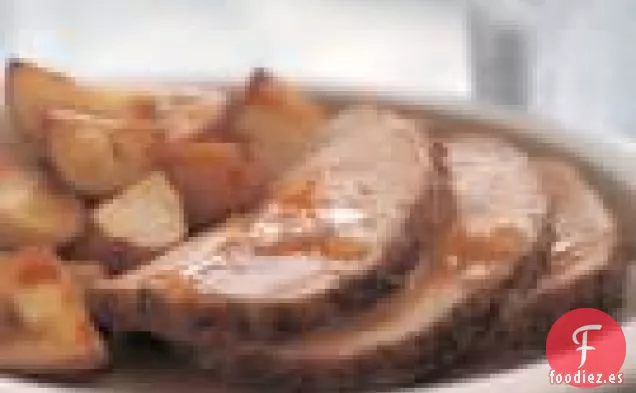 Lomo De Cerdo Asado Con Salsa De Sartén