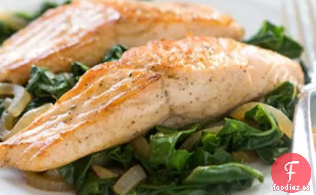 Salmón Con Acelgas