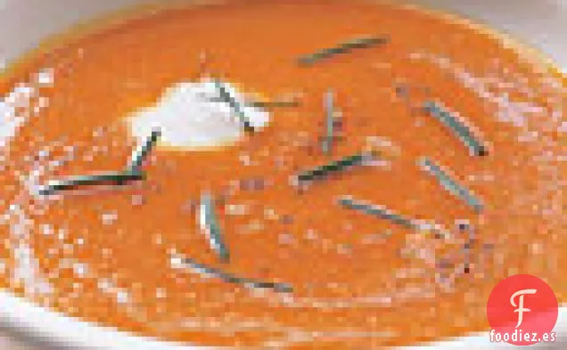 Sopa de Zanahoria Ecológica con Esencia de Jengibre