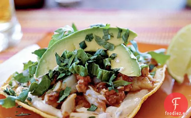 Tostadas de Pescado Chipotle