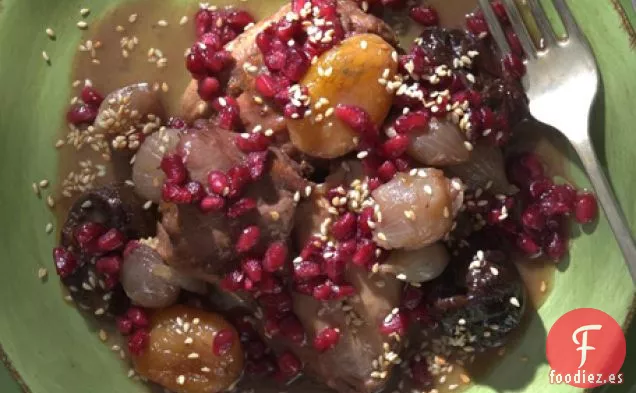 Tagine De Pollo Con Granada Receta