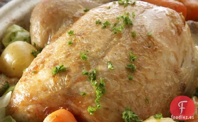 Pollo en una olla
