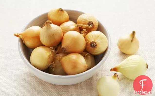 Cebollas Blancas estofadas-Cebollas glaseadas
